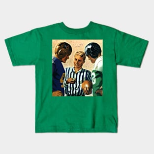 Vintage Sports, Football Referee Coin Toss Kids T-Shirt